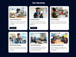 Our Services Elementor Section Template – Responsive Design